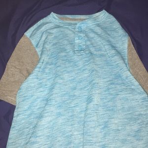 Blue and Gray Shirt